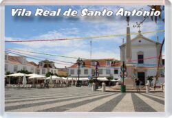 Vila Real de Santo Antonio - Algarve - Portugal - Jumbo Fridge Magnet 24P2