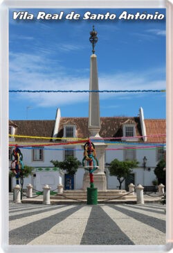 Vila Real de Santo Antonio - Algarve - Portugal - Jumbo Fridge Magnet 24P3