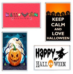 Happy Halloween Trick or Treat Pumpkin Fridge Magnet Gift Present