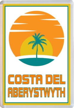 Costa del Aberystwyth - 96 x 67mm Jumbo Fridge Magnet