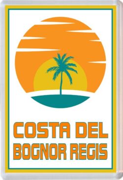 Costa del Bognor Regis - 96 x 67mm Jumbo Fridge Magnet