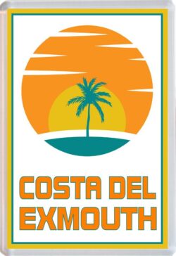Costa del Exmouth - 96 x 67mm Jumbo Fridge Magnet