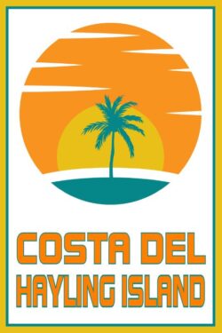 Costa del Hayling Island - 96 x 67mm Jumbo Fridge Magnet