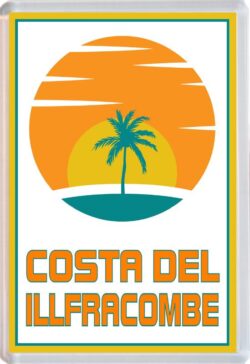 Costa del Illfracombe - 96 x 67mm Jumbo Fridge Magnet