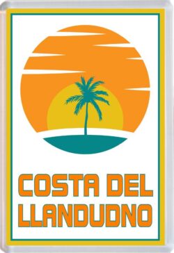 Costa del Llandudno - 96 x 67mm Jumbo Fridge Magnet