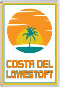 Costa del Lowestoft - 96 x 67mm Jumbo Fridge Magnet