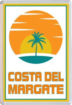 Costa del Margate - 96 x 67mm Jumbo Fridge Magnet