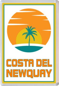 Costa del Newquay - 96 x 67mm Jumbo Fridge Magnet