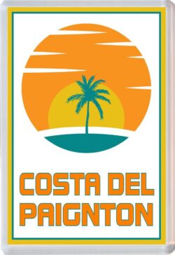 Costa del Paignton - 96 x 67mm Jumbo Fridge Magnet