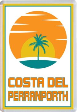 Costa del Perranporth - 96 x 67mm Jumbo Fridge Magnet