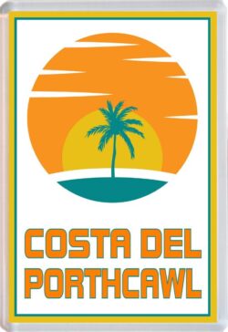 Costa del Porthcawl - 96 x 67mm Jumbo Fridge Magnet
