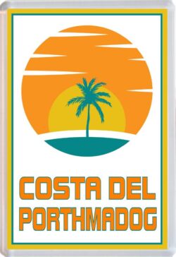 Costa del Porthmadog - 96 x 67mm Jumbo Fridge Magnet