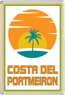 Costa del Portmeiron - 96 x 67mm Jumbo Fridge Magnet