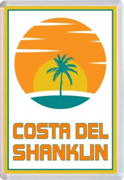 Costa del Shanklin - 96 x 67mm Jumbo Fridge Magnet