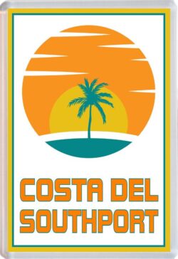 Costa del Southport - 96 x 67mm Jumbo Fridge Magn