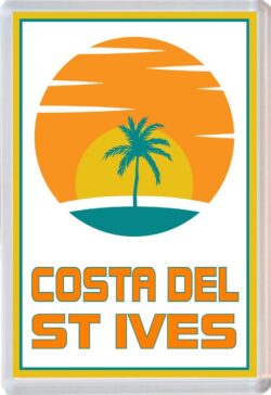 Costa del St Ives - 96 x 67mm Jumbo Fridge Magnet