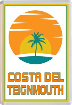 Costa del Teignmouth - 96 x 67mm Jumbo Fridge Magnet
