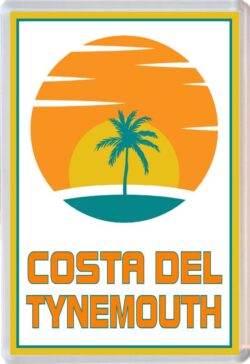 Costa del Tynemouth - 96 x 67mm Jumbo Fridge Magnet