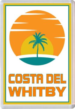 Costa del Whitby - 96 x 67mm Jumbo Fridge Magnet