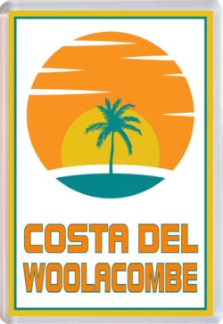 Costa del Woolacombe - 96 x 67mm Jumbo Fridge Magnet