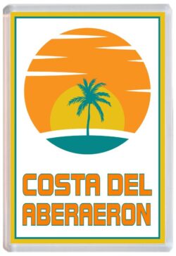 Costa del Aberfaeron - 96 x 67mm Jumbo Fridge Magnet