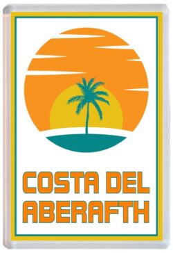 Costa del Aberafth - 96 x 67mm Jumbo Fridge Magnet