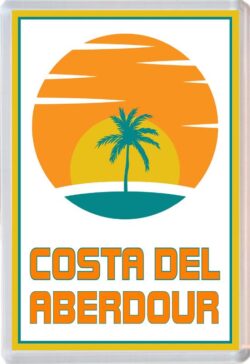 Costa del Aberdour - 96 x 67mm Jumbo Fridge Magnet
