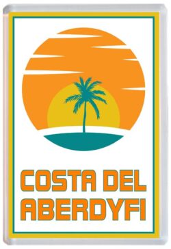 Costa del Aberdyfi - 96 x 67mm Jumbo Fridge Magnet