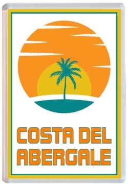 Costa del Abergale - 96 x 67mm Jumbo Fridge Magnet