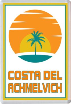 Costa del Achmelvich - 96 x 67mm Jumbo Fridge Magnet