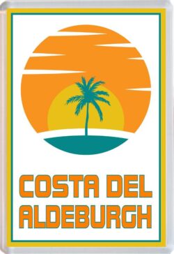 Costa del Aldeburgh - 96 x 67mm Jumbo Fridge Magnet