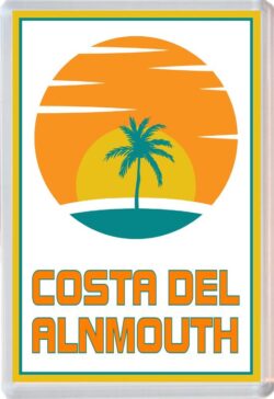 Costa del Alnmouth - 96 x 67mm Jumbo Fridge Magnet