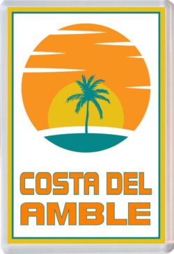 Costa del Amble - 96 x 67mm Jumbo Fridge Magnet