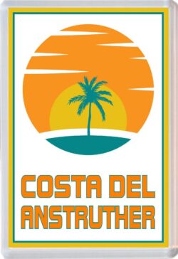 Costa del Anstruther - 96 x 67mm Jumbo Fridge Magnet