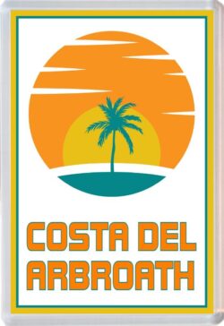 Costa del Arbroath - 96 x 67mm Jumbo Fridge Magnet
