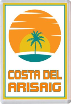 Costa del Arisaig - 96 x 67mm Jumbo Fridge Magnet