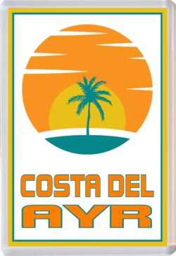 Costa del Ayr - 96 x 67mm Jumbo Fridge Magnet
