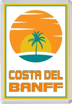 Costa del Banff - 96 x 67mm Jumbo Fridge Magnet