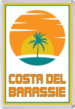Costa del Brassie - 96 x 67mm Jumbo Fridge Magnet