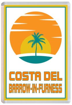 Costa del Barrow-in-Furness - 96 x 67mm Jumbo Fridge Magnet