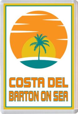 Costa del Barton on Sea - 96 x 67mm Jumbo Fridge Magnet