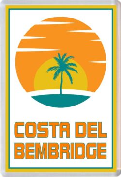 Costa del Bembridge - 96 x 67mm Jumbo Fridge Magnet