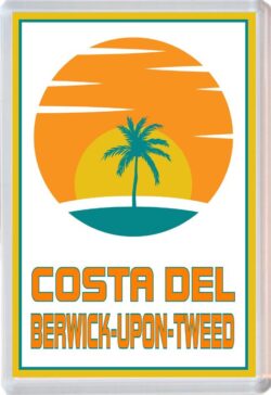 Costa del Berwick-upon-Tweed - 96 x 67mm Jumbo Fridge Magnet
