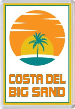 Costa del Big Sand - 96 x 67mm Jumbo Fridge Magnet