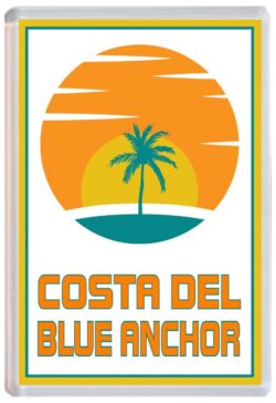 Costa del Blue Anchor - 96 x 67mm Jumbo Fridge Magnet