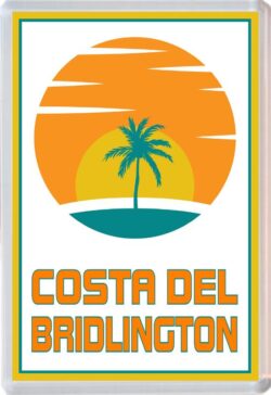 Costa del Bridlington - 96 x 67mm Jumbo Fridge Magnet