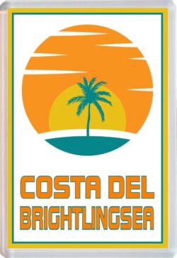 Costa del Brightlingsea - 96 x 67mm Jumbo Fridge Magnet
