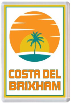 Costa del Brixham - 96 x 67mm Jumbo Fridge Magnet