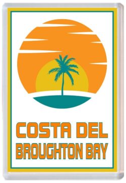 Costa del Broughton Bay - 96 x 67mm Jumbo Fridge Magnet