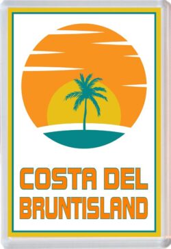 Costa del Bruntisland - 96 x 67mm Jumbo Fridge Magnet
